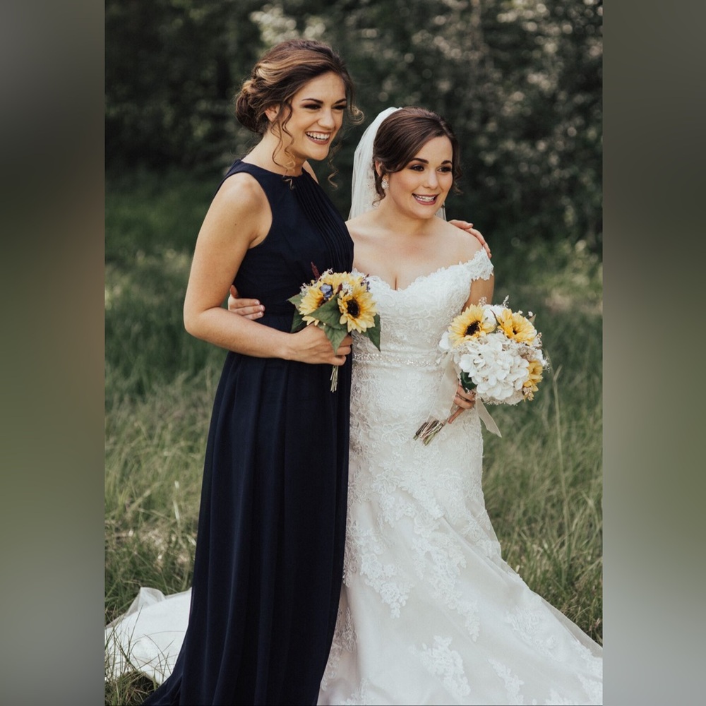 Navy Blue Bridesmaids Dress